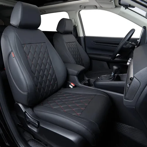 Vista 11 de coverdream CRV - Fundas de asiento de coche personalizadas para Honda 2012 Cuero sintético (beige)