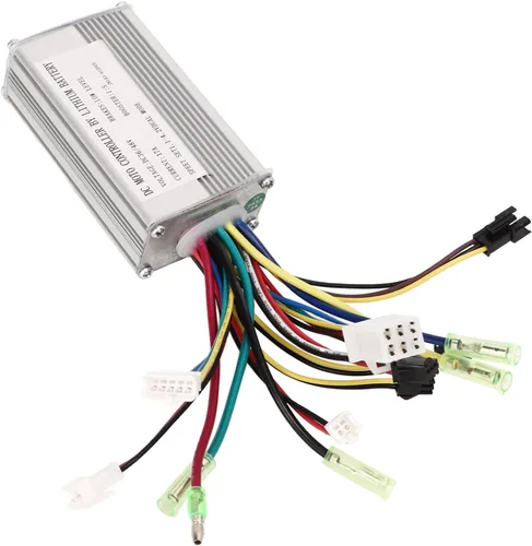 Vista 3 de Controlador de motor de CC con mazo de cables Controlador de motor Batería de litio para 36V 48V 17A eléctrico