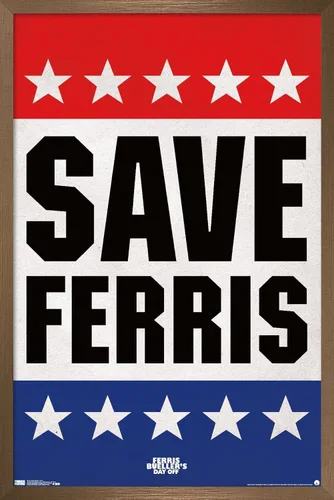 Vista 13 de Trends International FERRIS BUELLER - Póster de pared Save, 22.375 x 34 pulgadas, versión premium sin marco