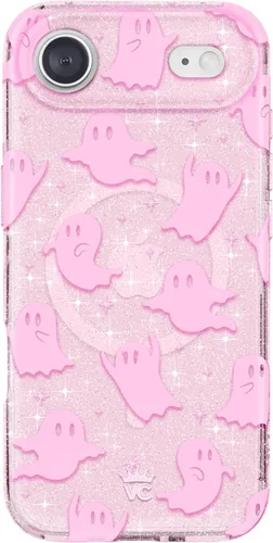 Vista 300 de VELVET CAVIAR Funda para iPhone 15, compatible con MagSafe, probada contra caídas de 10 pies, fundas protectoras de diseño, leopardo color rosa