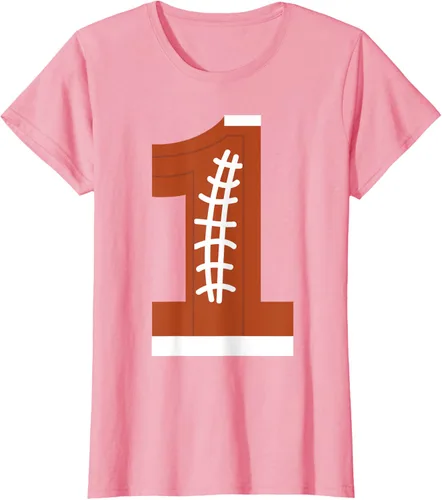 Vista 13 de 1st Birthday Football Ball Boys Camiseta de regalo de 1 año Negro