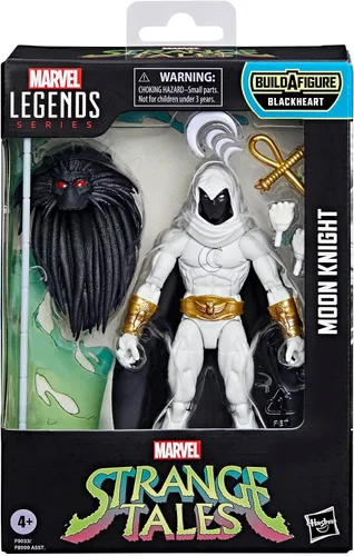 Vista 2 de Marvel Legends Series Strange Tales Moon Knight, Figura de acción coleccionable de 6 pulgadas de cómics