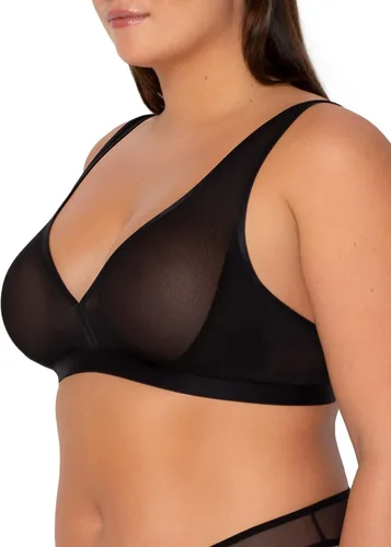 Vista 7 de Smart & Sexy Bralette de malla transparente para mujer