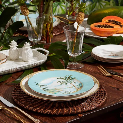 Vista 5 de Lenox 6226807 Plato de acento British Colonial Tradewind