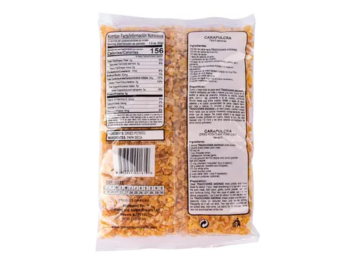 Vista 2 de Tradiciones Andinas Papa Seca Amarilla Peruana 15 oz - Papa Seca Amarilla Peruana, Productos Peruanos en una Bolsa, Producto Peruano