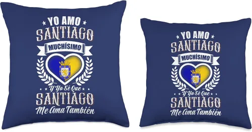 Vista 3 de Santiago de Chile: La Ciudad Que Yo Amo Yo amo Santiago de Chile - Almohada (16 x 16 pulgadas), multicolor
