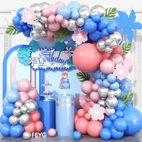 Vista 7 de Kit de arco de guirnalda de globos negro, blanco y dorado, arco de guirnalda de arena blanca perla metálica champán con globos de confeti