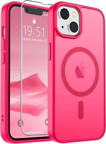 Vista 141 de SUPFINE Funda magnética para iPhone SE 2022 (3ª)/2020 (2ª), iPhone 8 (compatible con MagSafe) (protección contra caídas de grado militar), funda