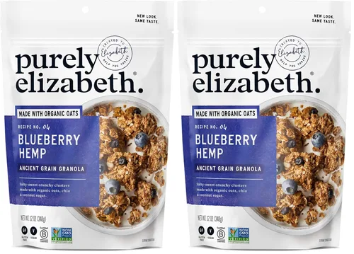 Vista 9 de Purely Elizabeth, granola orgánica de grano antiguo