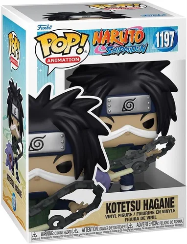 Vista 3 de POP Naruto Shippuden - Figura de vinilo de Kotetsu Hagane Funko (paquete con funda protectora de caja compatible), multicolor, 3.75 pulgadas