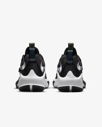 Vista 5 de Nike Zapatos de baloncesto Zoom Freak 3 de punto para mujer, BlackBlackLight Photo BlueWhite