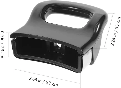 Vista 2 de GANAZONO 2 piezas de mango universal de repuesto para olla resistente al calor, agarre lateral para olla a presión y olla fácil de instalar