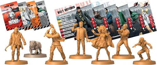Vista 3 de CMON Zombicide The Boys - Paquete de personajes #2 - Héroes diversos y compañeros únicos! Juego de mesa de estrategia cooperativa para mayores de 14
