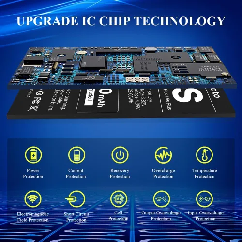 Vista 5 de [7500 mAh] Batería para iPhone 6S (nueva versión 2025), repuesto de batería de 0 ciclos de mayor capacidad mejorada para iPhone 6S modelo A1633