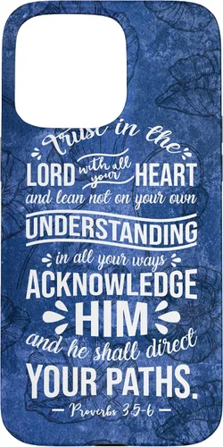 Vista 31 de Trust in Lord with All Your Heart Proverbio 3:5-6 - Carcasa cristiana para iPhone 17