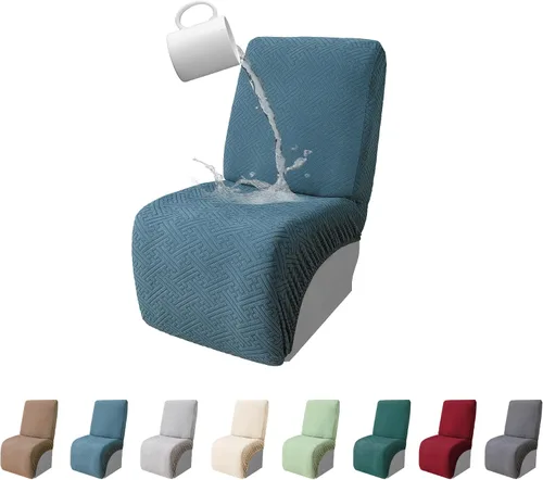 Vista 42 de Fundas de sofá reclinable seccional 100% impermeables para sofá reclinable en forma de L, funda de sofá modular de esquina en forma de L, fundas