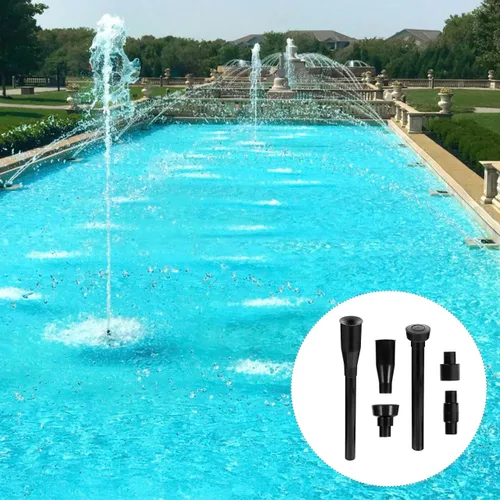 Vista 8 de Yardwe Cabezal rociador de hongos para bomba de fuente, boquilla sumergible de fuente de 5.9 pulgadas para acuario, estanque, piscina, jardín