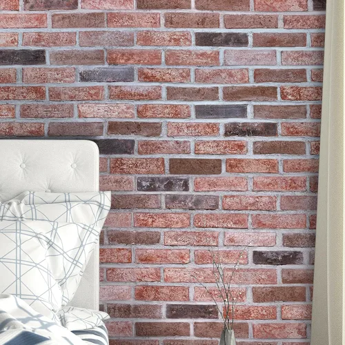 Vista 8 de Ackland Azulejo de mosaico de ladrillo de arcilla Terabrik Rustic Red Rouge Rojo (Noble Red)