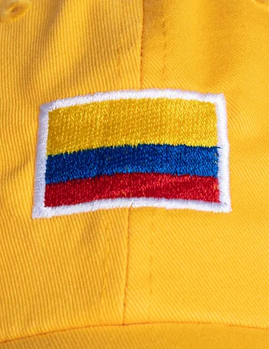 Vista 6 de Countries of the World National Pride Nation - Sombrero de béisbol de perfil bajo para papá para hombres y mujeres, Azul Patchwork