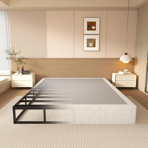 Vista 10 de NHODIR Base de cama con somier doble de 4 pulgadas