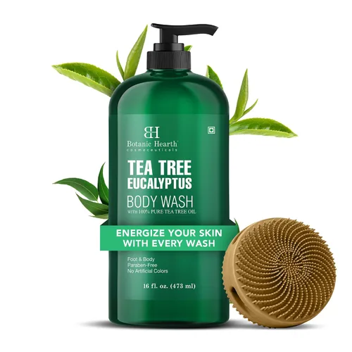 Vista 11 de Botanic Hearth Gel de ducha British Rose & Almond – Gel de ducha hidratante con manteca de karité, limpiador suave y rehidratante, libre de sulfatos