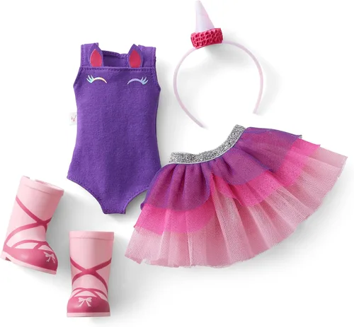 Vista 6 de American Girl WellieWishers Emerson Muñeca de 14.5", Púrpura, Plateado