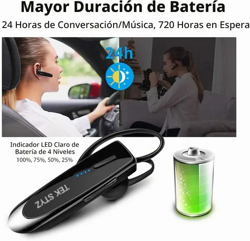 Vista 2 de Auriculares Bluetooth 5.3 compatibles con Samsung Galaxy S25 S24 S23 S22 S21 S20/Edge/FE/+/Plus/Ultra Editions Z Flip6 Fold6/5/4/3/2 IPX5 Micrófonos