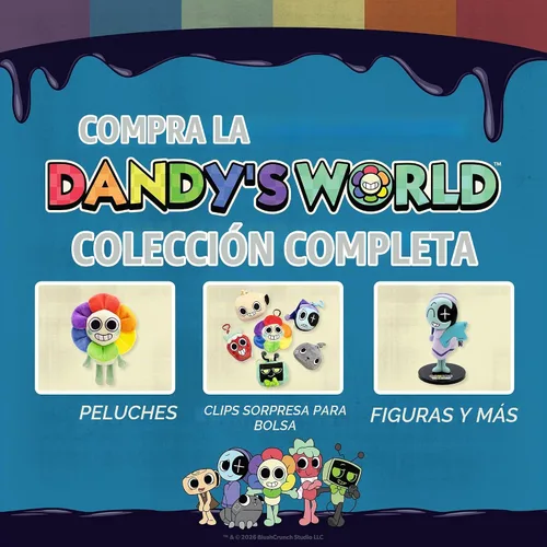 Vista 6 de Culture Fly Dandy's World - Muñecos de peluche coleccionables con licencia oficial de 12 pulgadas (Astro)