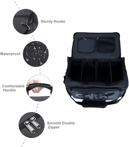 Vista 3 de Bolsas de zapatos para viajes, zapatos deportivos, bolsa de viaje, bolsas de lona impermeables, para gimnasio, deportes, equipaje, bolsa