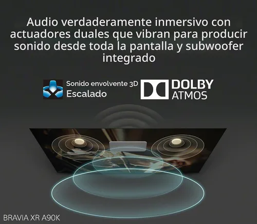 Vista 9 de Sony 48 pulgadas A90K BRAVIA XR 4K HDR TV OLED Smart Google TV (XR-48A90K)