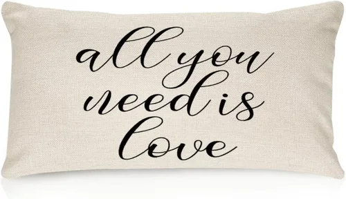 Vista 34 de Better When We are Together - Fundas de almohada lumbar de 12 x 20 pulgadas con citas divertidas de algodón y lino para sofá, decoración de sala
