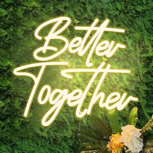 Vista 11 de Letreros de neón con texto en inglés «Hello Beautiful» con texto «Hello Beautiful», luz LED rosa para dormitorio, boda, cumpleaños, telón de fondo
