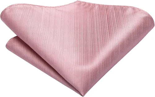 Vista 4 de Dubulle Juego de 4 gemelos de seda para hombre con diseño de estampado de flores y solapa para hombre