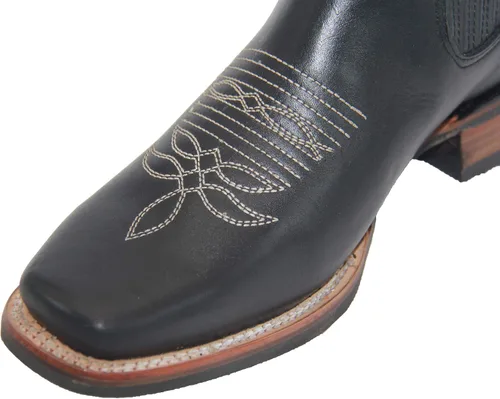 Vista 3 de The Western Shops - Botas vaqueras de tobillo corto para hombre