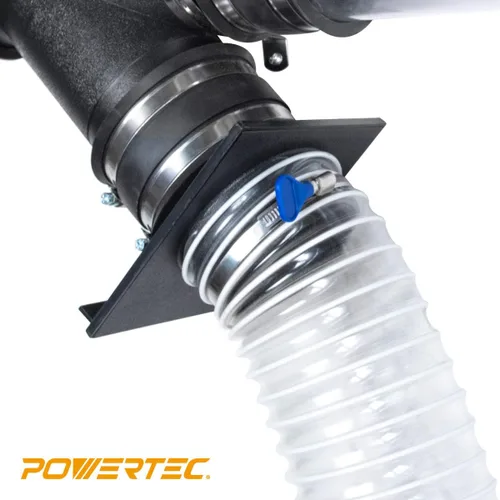 Vista 7 de POWERTEC 70224 Abrazadera de manguera de puente con llave de 2-1/2 pulgadas, llave de tornillo de pulgar, abrazaderas de manguera de acero