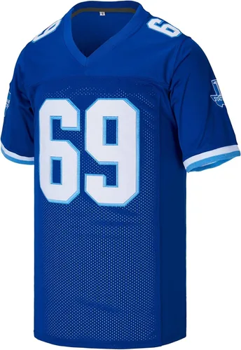 Vista 2 de Camiseta de fútbol para hombre 69 Billy Bob 82 Charlie Tweeder 4 Jonathan Moxon Varsity Blues Movie West Canaan Coyotes