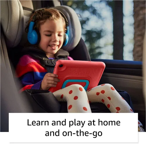 Vista 7 de Amazon Tablet Fire 7 Kids, 7", edades de 3-7, con contenido sin anuncios que les encanta a los niños, garantía de 2 años sin preocupaciones, Azul