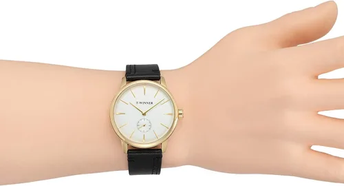 Vista 7 de FORSINING Reloj de pulsera mecánico de estilo deportivo analógico para hombre con correa de cuero