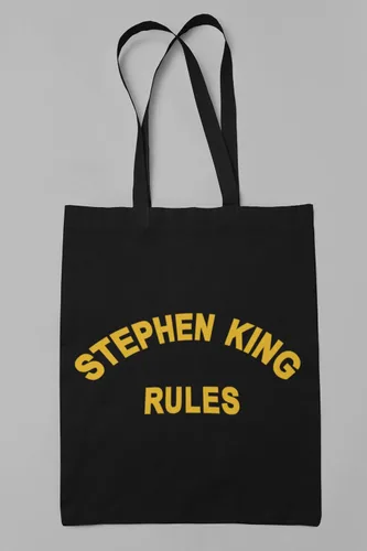 Vista 4 de Stephen King Rules - Bolsa de mano para adultos Stephen King Tee Gifts King