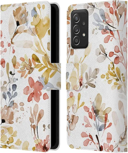 Vista 13 de Head Case Designs Officially Licensed Ninola Eucalyptus Wild Grasses Leather Wallet Case Compatible with Samsung Galaxy A53 5G (2022)