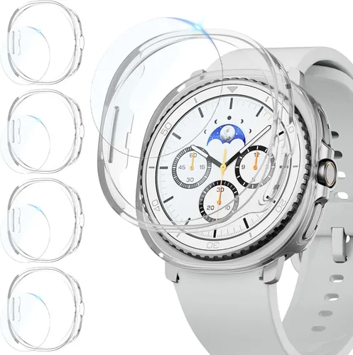 Vista 20 de Rc-Z - Funda protectora de pantalla para Samsung Galaxy Watch 5 4 de 1.575 in (6+6 unidades)