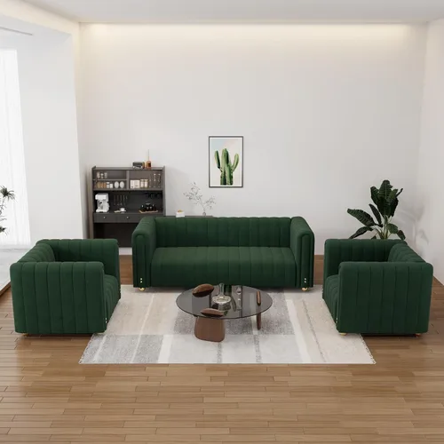 Vista 15 de Sofá capitonado Chesterfield de terciopelo tapizado de 81 pulgadas de ancho, 3 plazas, cómodo sofá para sala de estar, dormitorio, oficina Negro