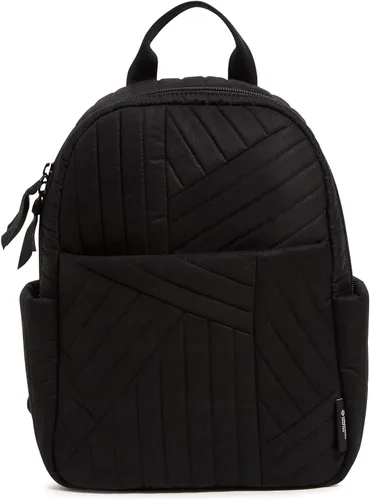 Vista 28 de Vera Bradley - Mochila pequeña de algodón para mujer Negro