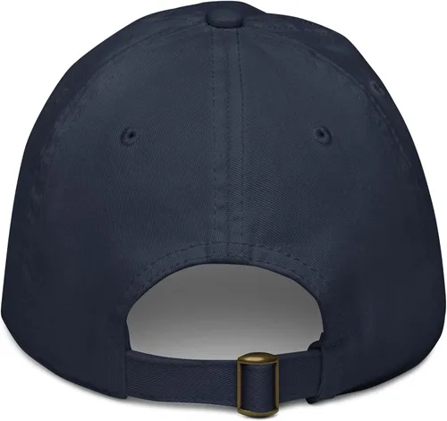 Vista 3 de Ripple Junction Angel Y2K - Gorro de béisbol ajustable con logotipo temático, Azul marino