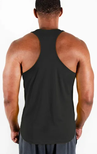 Vista 7 de DEVOPS Paquete de 3 camisetas sin mangas para hombre, con espalda en Y, ajuste seco