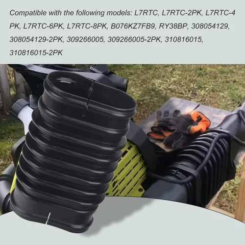 Vista 5 de 580473001 Tubo flexible de repuesto para soplador de mochila Ryobi RY38BP de 38 cc – RY40404 40V, compatible con modelos 308054129, 310816015