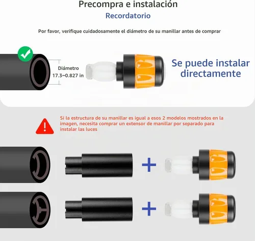Vista 4 de ulip Luz de agarre para manillar señales de giro para bicicleta intermitentes para E-Scooters Lámpara indicadora recargable USB Luces de advertencia