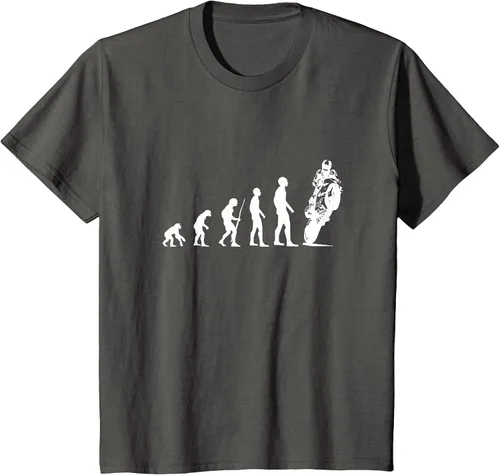 Vista 30 de GSXR Sports Bike Moto Gixxer Camiseta Asphalt Grey