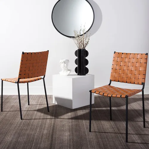 Vista 2 de Safavieh Home Collection Wesson - Silla de comedor (2 unidades), color negro