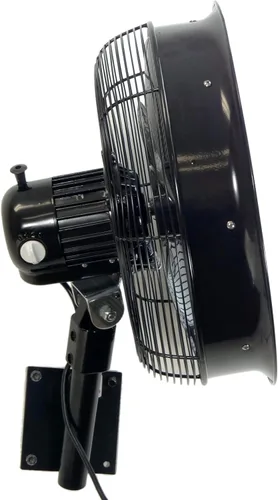 Vista 2 de HydroMist F10-14-006 - Ventilador oscilante de pared (24 pulgadas), 18", Negro